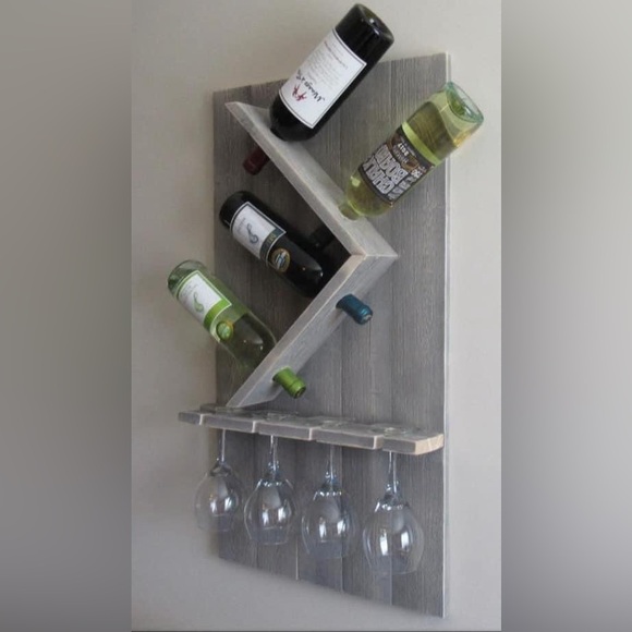 Rustic wine rack